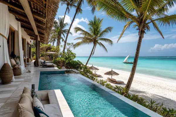 Jambiani authentic coastal village in Zanzibar — tranquil holiday home investment area
