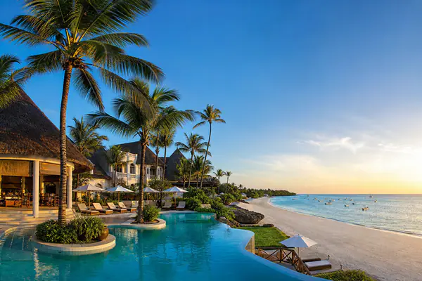 Kiwengwa resort belt beach in Zanzibar — family villa and holiday home destination
